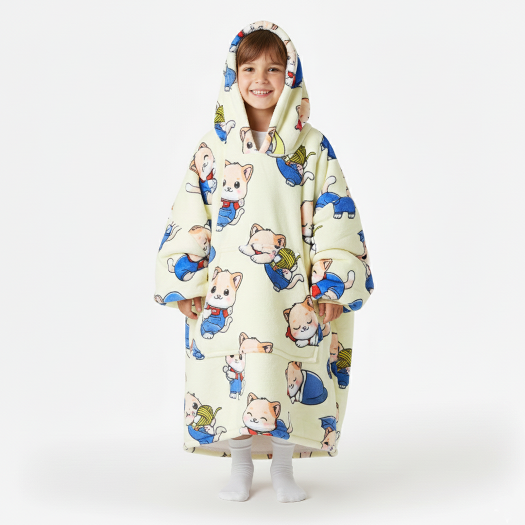Cat Allsleepers Original Kids Cloud Hoodie