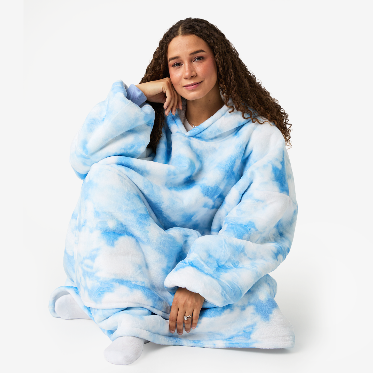Blue Tie-Dye Allsleepers™ Original Cloud Hoodie