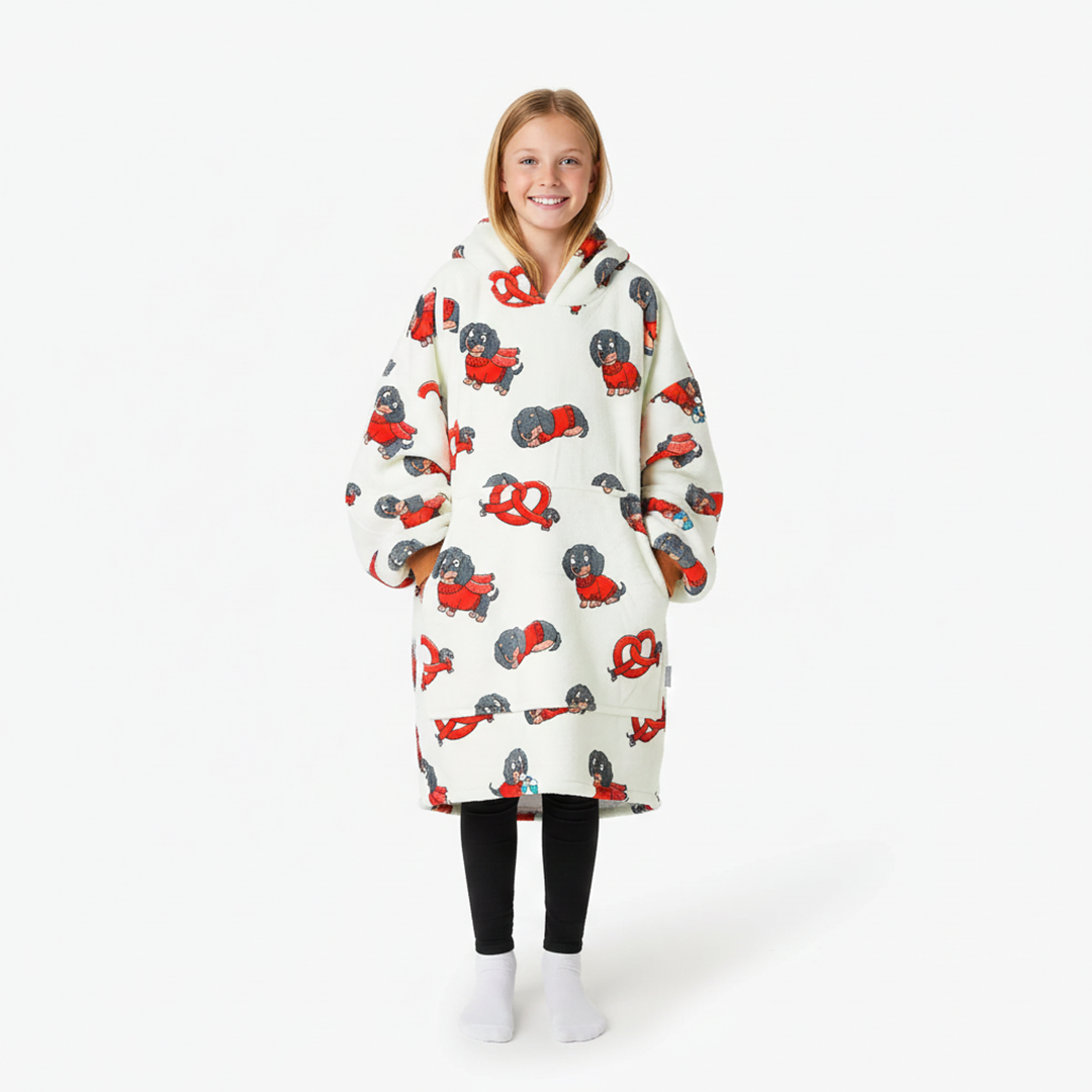 Dachshund Allsleepers Original Kids Cloud Hoodie