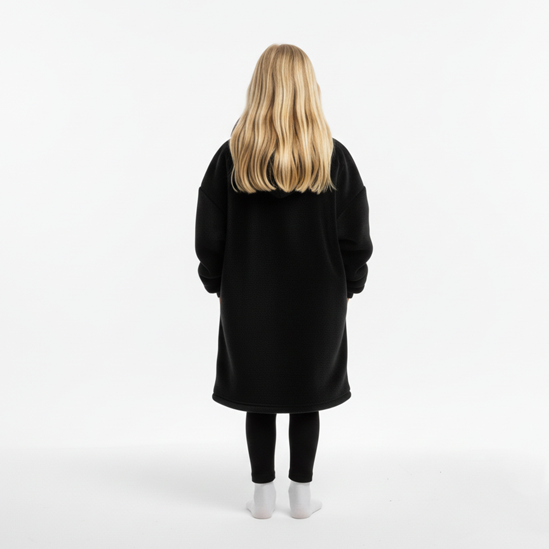 Black Allsleepers Original Kids Cloud Hoodie