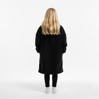 Black Allsleepers Original Kids Cloud Hoodie