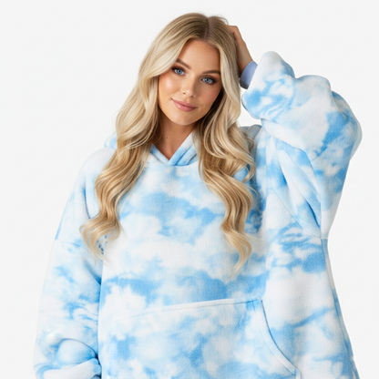 Blue Tie-Dye Allsleepers™ Original Cloud Hoodie