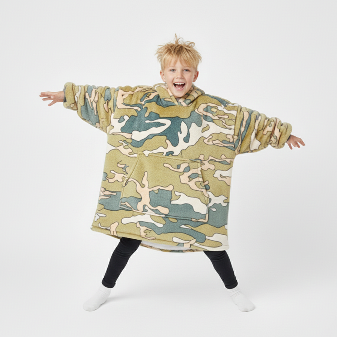Camo Allsleepers Original Kids Cloud Hoodie