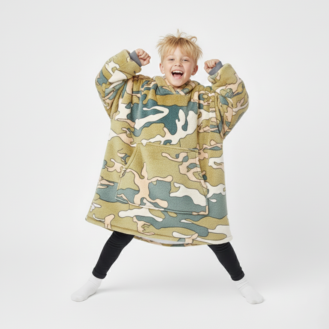 Camo Allsleepers Original Kids Cloud Hoodie