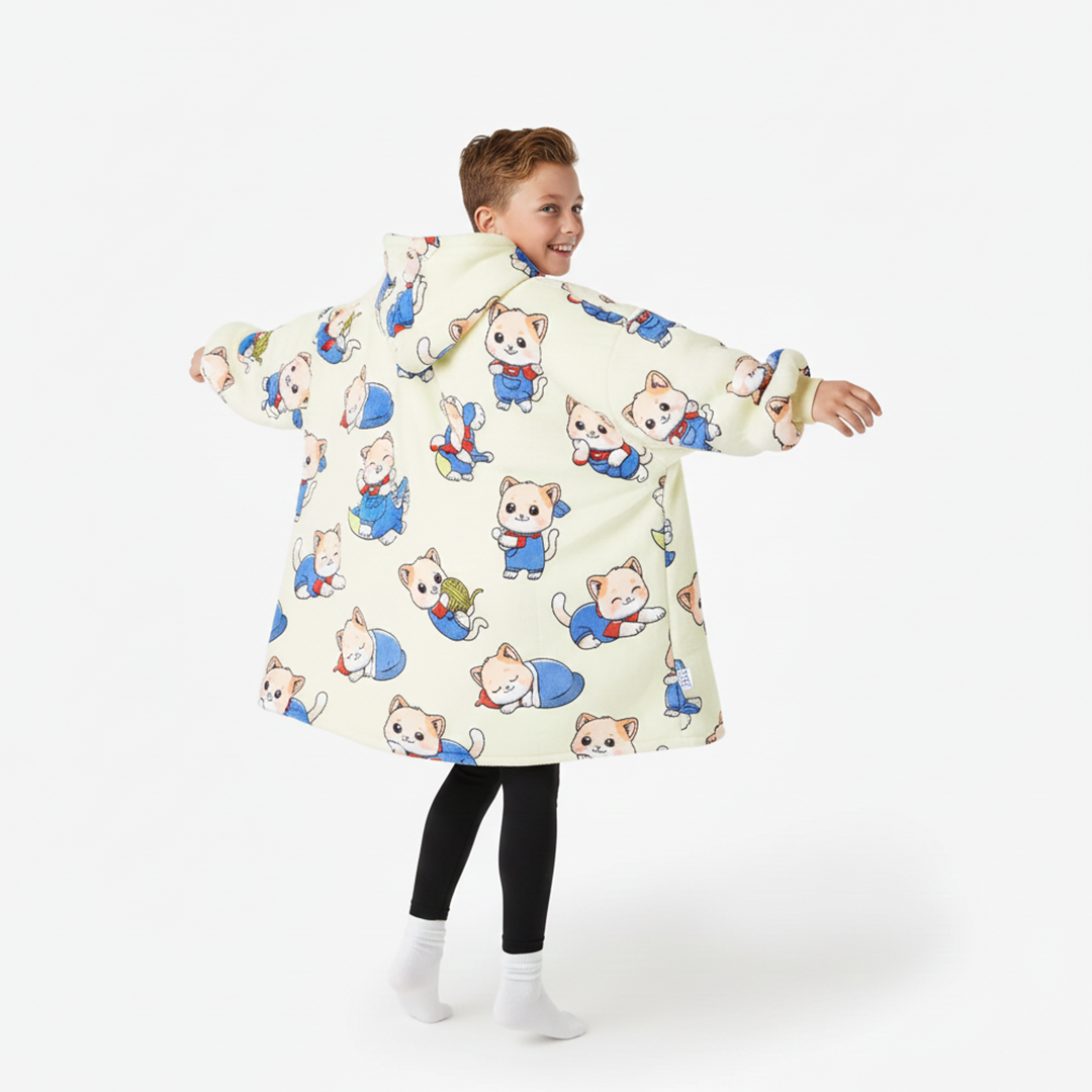 Cat Allsleepers Original Kids Cloud Hoodie