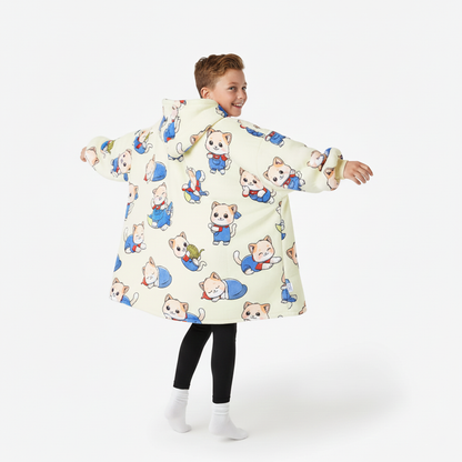 Cat Allsleepers Original Kids Cloud Hoodie