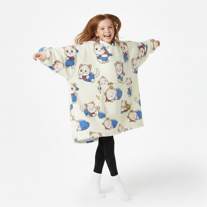 Cat Allsleepers Original Kids Cloud Hoodie