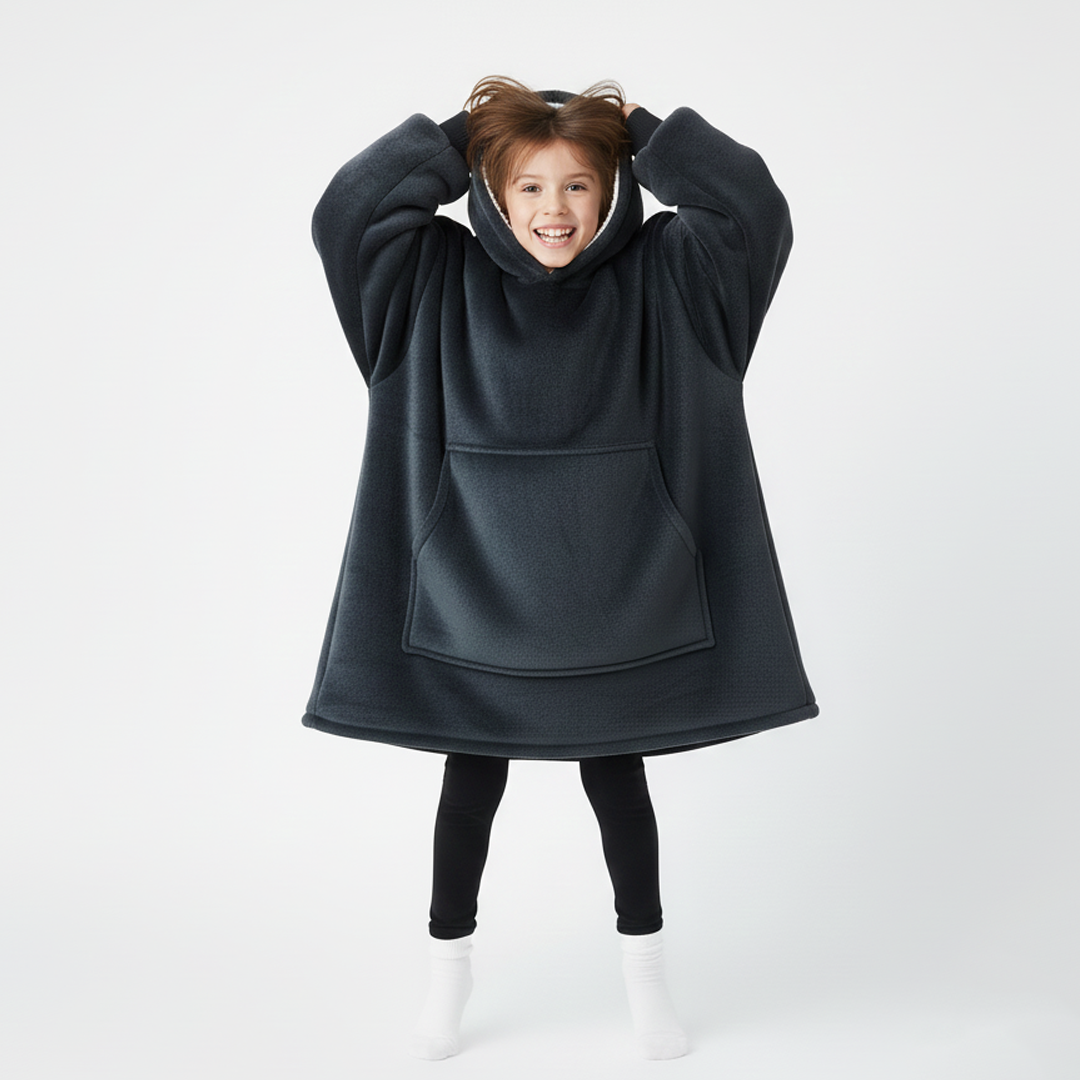 Grey Allsleepers Original Kids Cloud Hoodie