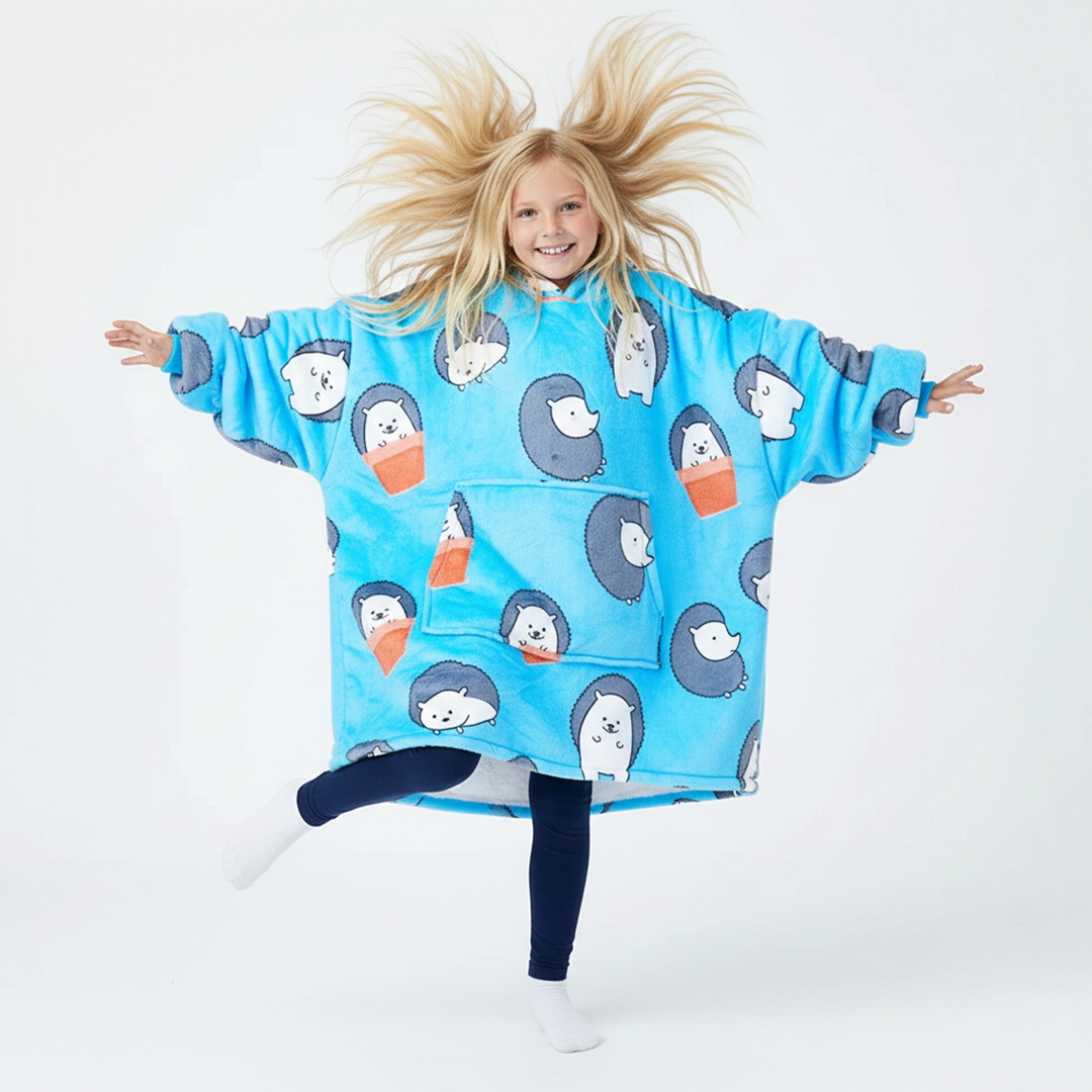 Hedgehog Allsleepers Original Kids Cloud Hoodie