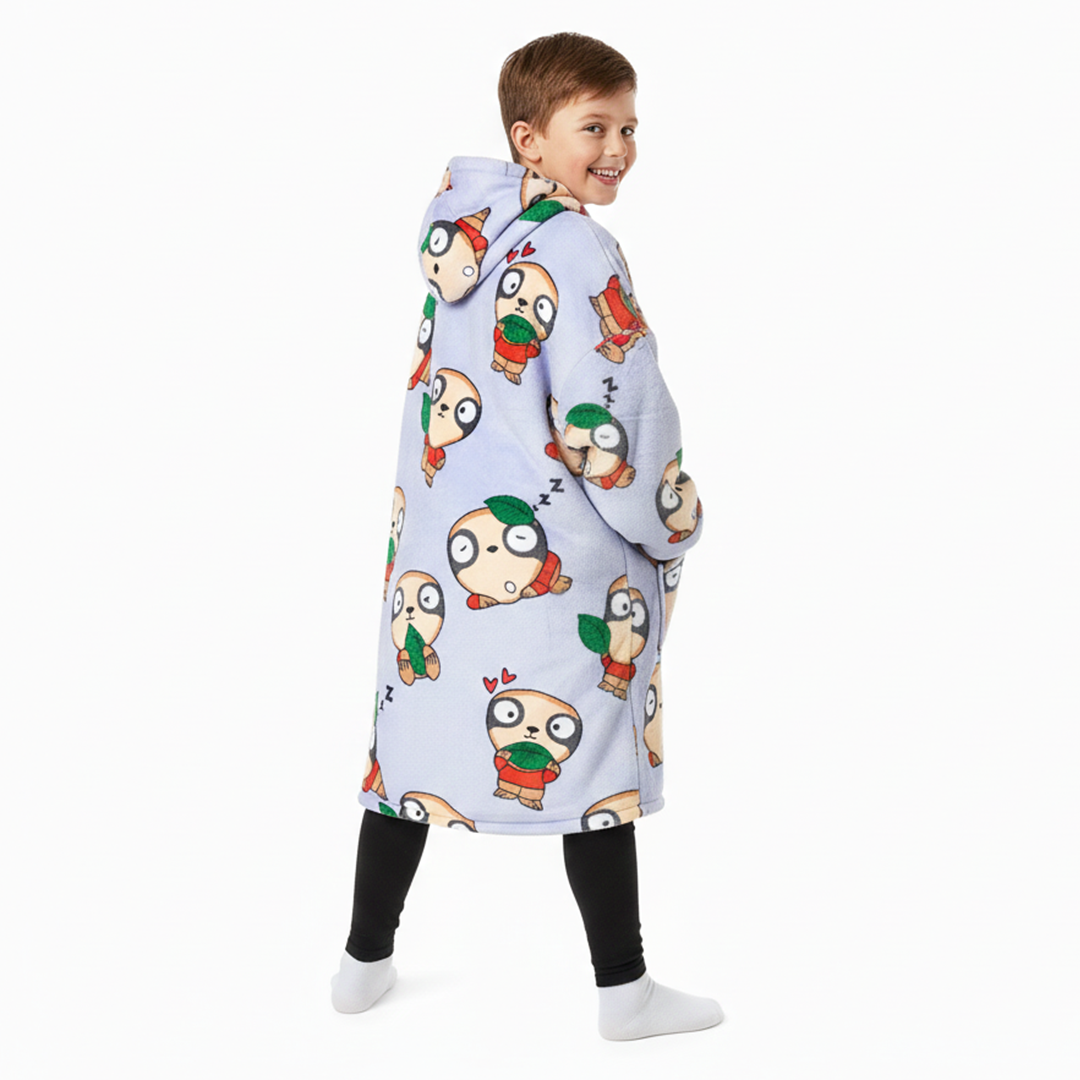 Lazy Sloth Allsleepers Original Kids Cloud Hoodie