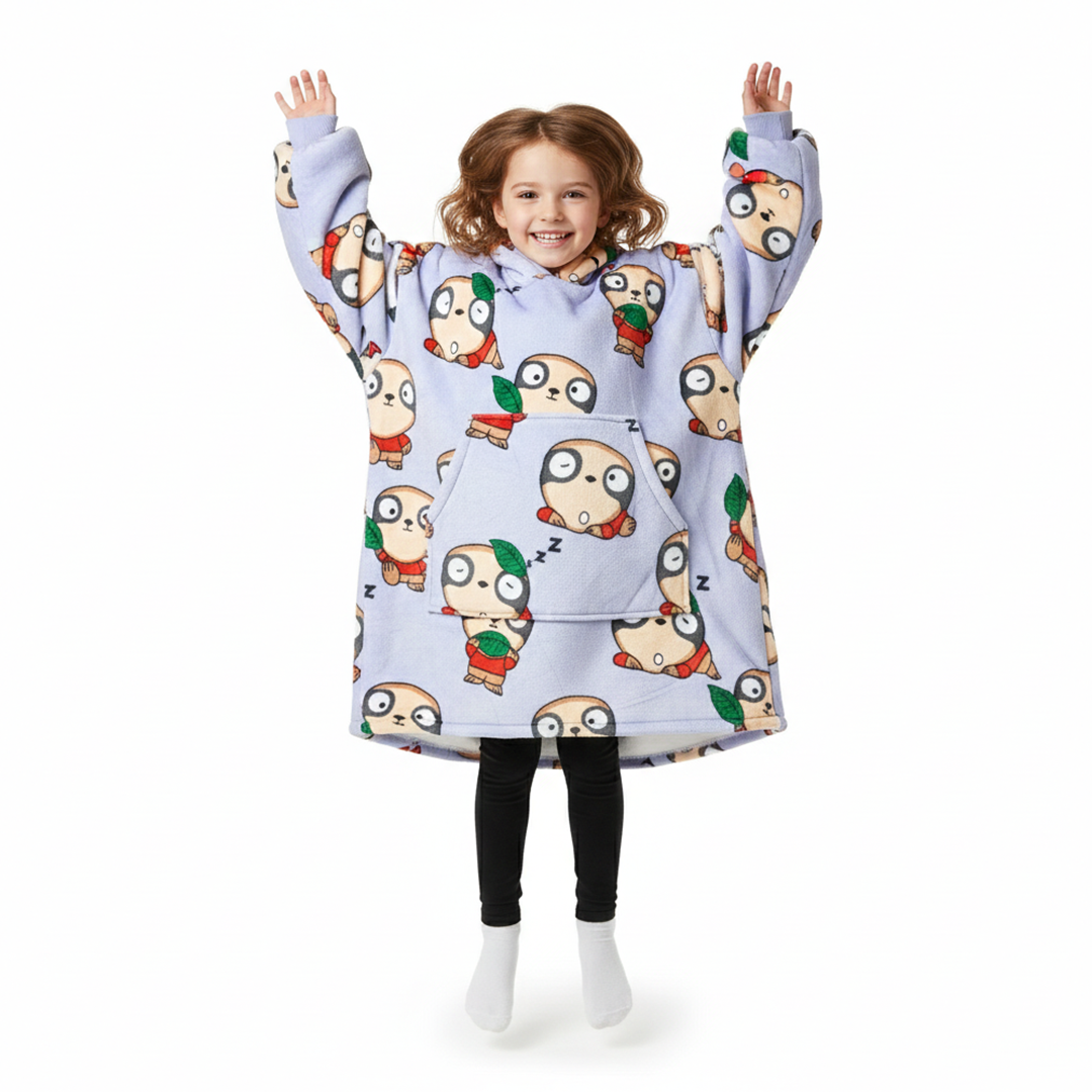Lazy Sloth Allsleepers Original Kids Cloud Hoodie