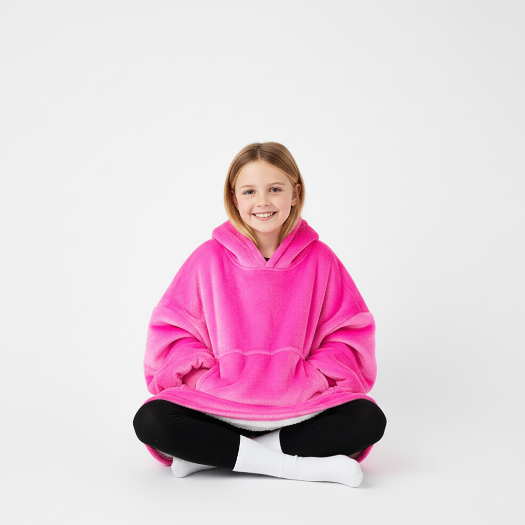 Pink Allsleepers Original Kids Cloud Hoodie
