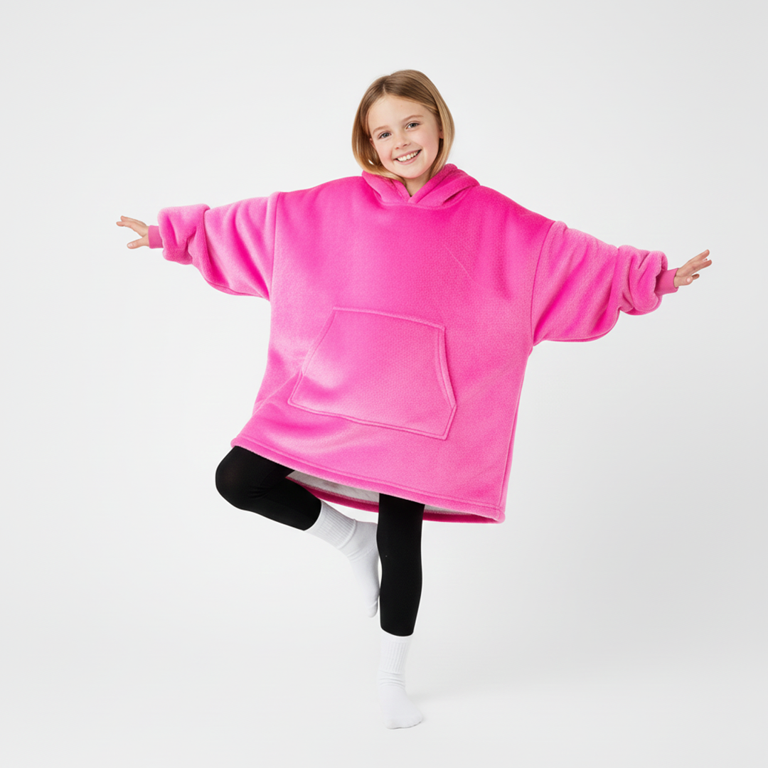 Pink Allsleepers Original Kids Cloud Hoodie