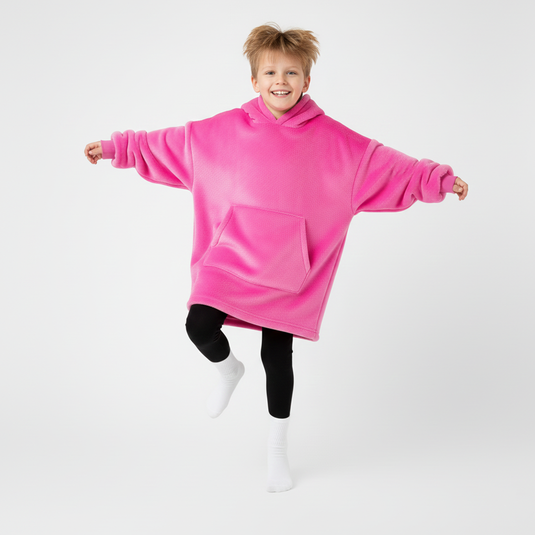 Pink Allsleepers Original Kids Cloud Hoodie