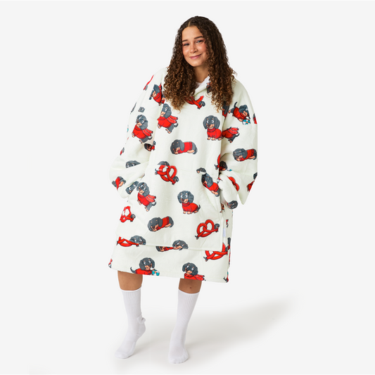 Mini Dachshund Allsleepers™ Original Cloud Hoodie