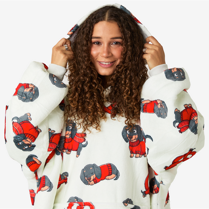 Mini Dachshund Allsleepers™ Original Cloud Hoodie