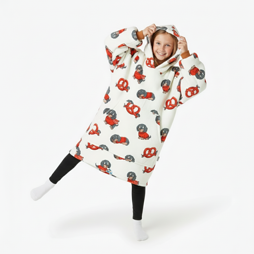 Dachshund Allsleepers Original Kids Cloud Hoodie