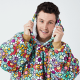 Flower Power Allsleepers™ Original Cloud Blanket Hoodie