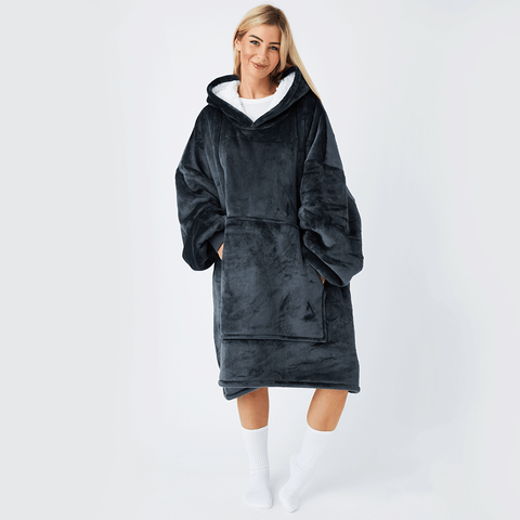 Grey Allsleepers™ Original Cloud Blanket Hoodie