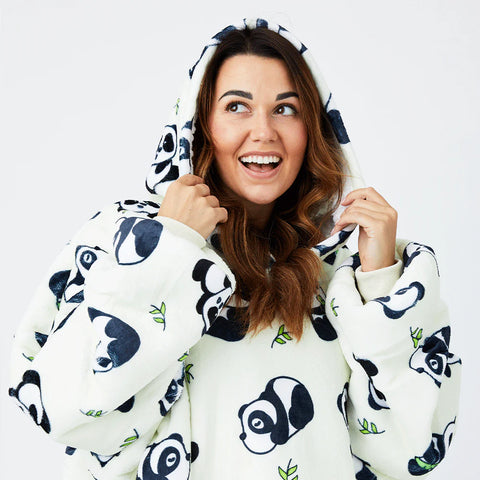 Panda Allsleepers™ Original Cloud Blanket Hoodie