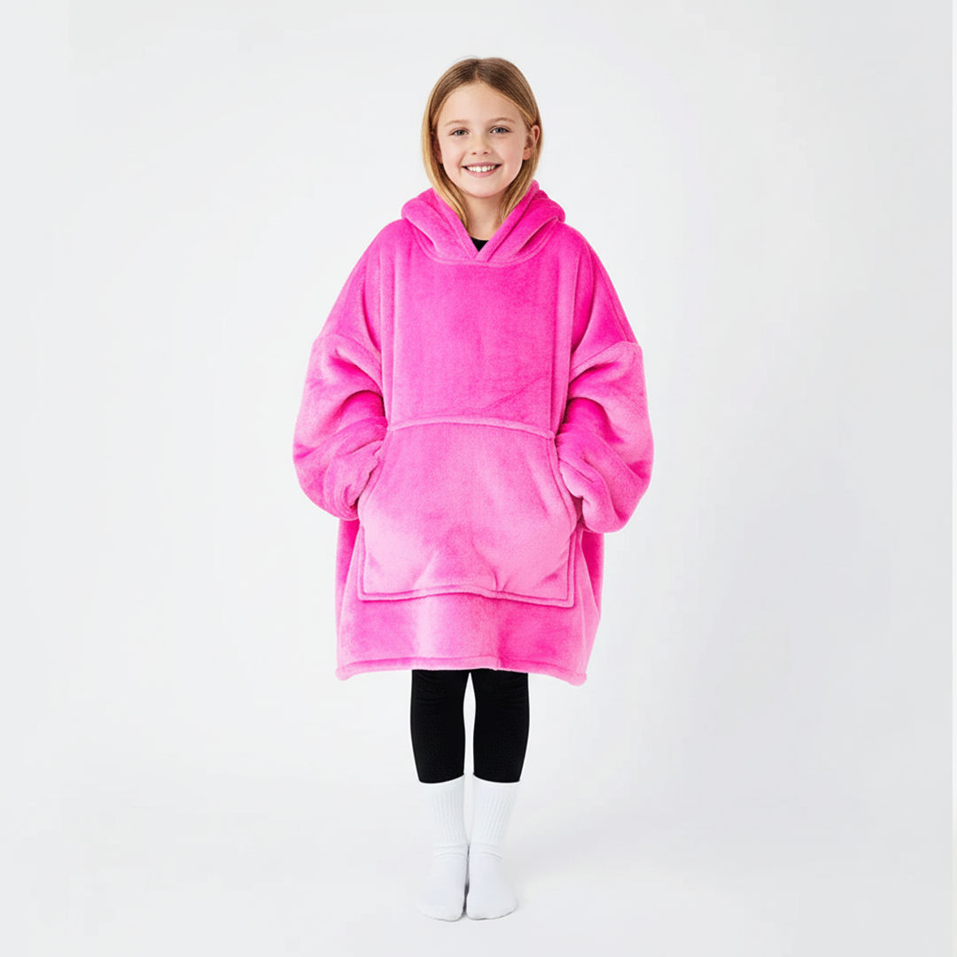 Pink Allsleepers Original Kids Cloud Hoodie