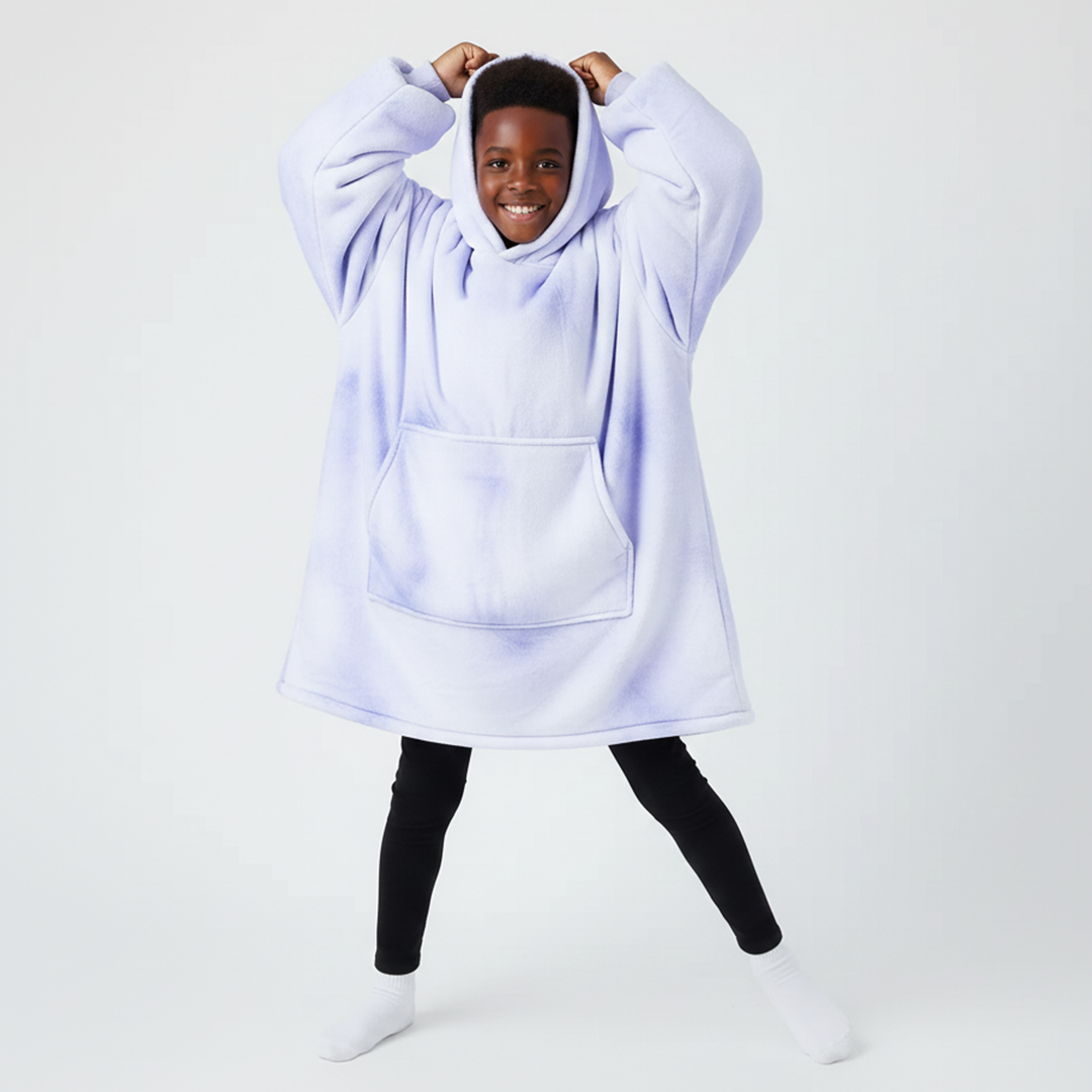 Purple Tie-Dye Allsleepers Original Kids Cloud Hoodie