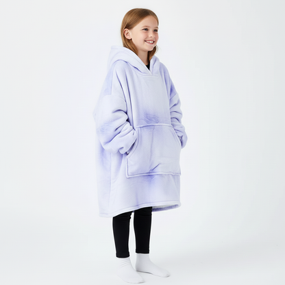 Purple Tie-Dye Allsleepers Original Kids Cloud Hoodie