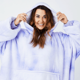 Purple Tie-Dye Allsleepers™ Original Cloud Blanket Hoodie